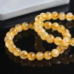 ☀️ Original Yellow Natural Citrine Bracelet (Unisex, 8mm) | Lab Certified☀️