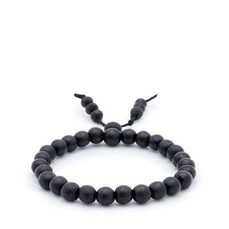 🔮 Karungali Bracelet – Lab Certified | Pure Ebony Wood | 23–26 Beads (6–8 mm)