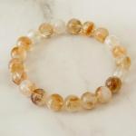 ☀️ Original Yellow Natural Citrine Bracelet (Unisex, 8mm) | Lab Certified☀️