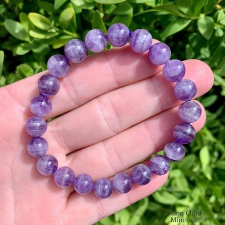💜 Original Purple Natural Amethyst Bracelet (Unisex 8mm) | Lab Certified💜