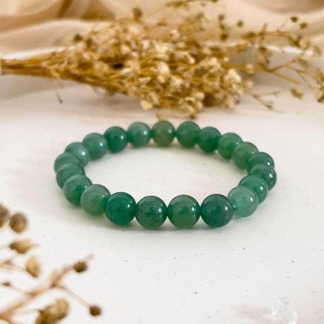 🍀 Original Green Natural Aventurine Bracelet (Unisex, 8mm) | Lab Certified🍀
