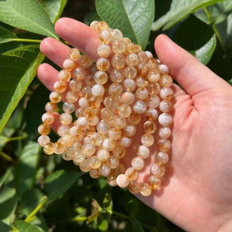 ☀️ Original Yellow Natural Citrine Bracelet (Unisex, 8mm) | Lab Certified☀️