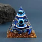 🧿 Original Evil Eye Protection 5cm/6cm Pyramid| 100% Natural Stone 🧿