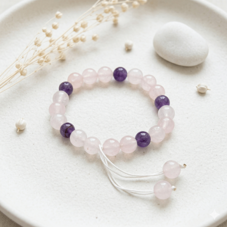 💗 Love & Healing Bracelet (Unisex, 8mm) | Tested Lab Certified 💗