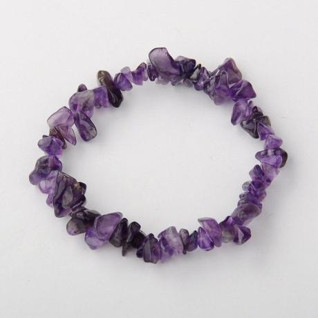 ✨ Charutty Amethyst Gemstone Chip Bracelet | Lab Certified ✨