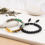 ✨ Charutty original Dhanyog + Karungali Combo Bracelets | Lab Certified✨