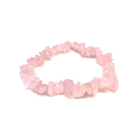 ✨ Charutty Rose Quartz Chip Bracelet  | Lab Certified✨