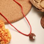 ॐ Original Nepal Origin 5 Mukhi (Panchmukhi) Rudraksha  Pendent with Certificate ॐ